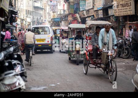 Paharganj District in Delhi, India Stock Photo