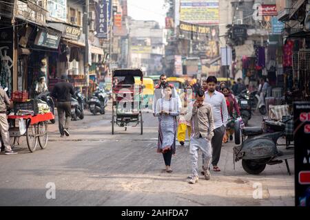 Paharganj District in Delhi, India Stock Photo