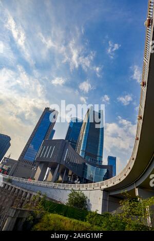 Urban High-rise Buildings in Chongqing Stock Photo