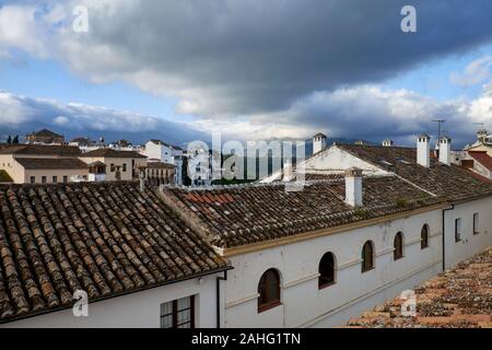 The town of Guadalupe, Extremadura, Spain Stock Photo