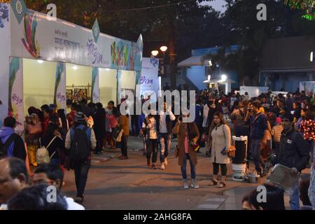 Poush Festival 2019 - the annual winter festival to welcome new year 2020, has been started from 24th December, 2019 to 1st January, 2020 that arranged by the Govt. of West Bengal. (Photo by Biswarup Ganguly/Pacific Press) Stock Photo