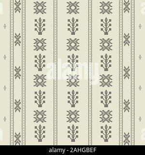Batak ethnic seamless pattern motif ulos Stock Vector