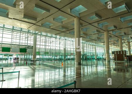 Islamabad International Airport Picturesque Breathtaking View of Domestic Departures Hall Stock Photo