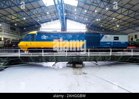 Inter City 125 Sir Kenneth Grange at The National Railway Museum in York,UK Stock Photo