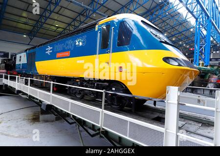 Inter City 125 Sir Kenneth Grange at The National Railway Museum in York,UK Stock Photo