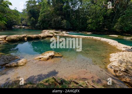 Cascades of Agua Azul, Chiapas, Mexico Stock Photo