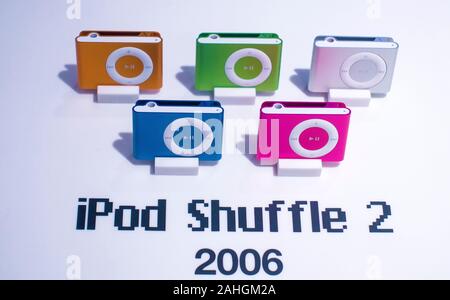 Apple iPod Shuffle 2, 2016 Stock Photo