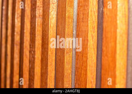 background of lacquered wooden planks Stock Photo