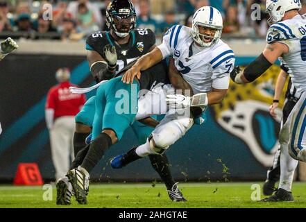 Indianapolis Colts defensive end Yannick Ngakoue (91) plays