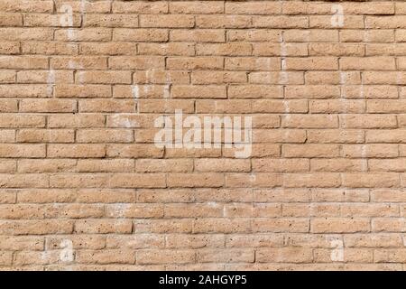 tan brick wall background Stock Photo