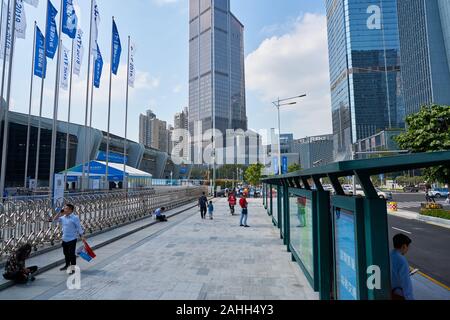 SHENZHEN, CHINA - CIRCA NOVEMBER, 2019: Shenzhen urban landscape in the daytime Stock Photo