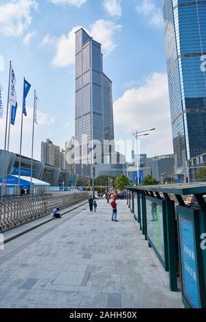 SHENZHEN, CHINA - CIRCA NOVEMBER, 2019: Shenzhen urban landscape in the daytime Stock Photo