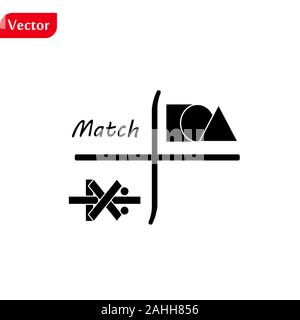 Math mathematics icon set on white background. Stock Vector