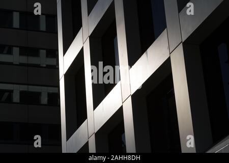 Abstract images of modern office buildings in Tokyo, Japan. Stock Photo