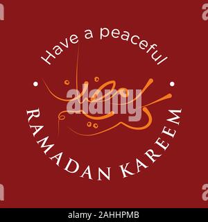 Letter emblem vector ramadan kareem for element design. Emblem background in theme ramadan kareem. Vector illustration EPS.8 EPS.10 Stock Vector