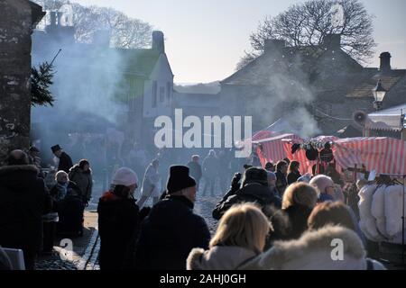 Grassington Dickensian Christmas Fair Dec 2019 Stock Photo