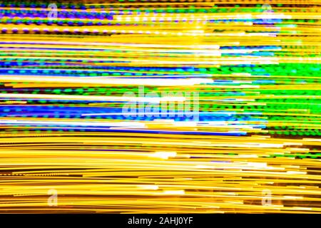 Abstract pattern colorful Christmas lights Stock Photo