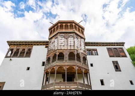 Khaplu Town Khapalu Palace Picturesque View of the Building on a Sunny Blue Sky Day Stock Photo