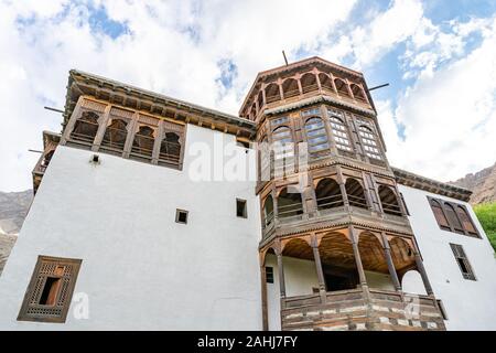 Khaplu Town Khapalu Palace Picturesque View of the Building on a Sunny Blue Sky Day Stock Photo