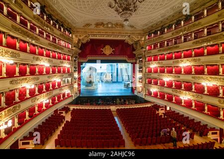 La Scala (Teatro alla Scala) Opera House. Via Filodrammatici, Piazza ...