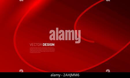 Abstract geometric Background. Wave Gradient Shape with light. Vector Illustration For Wallpaper, Banner, Background, Card, landing page , etc Stock Vector