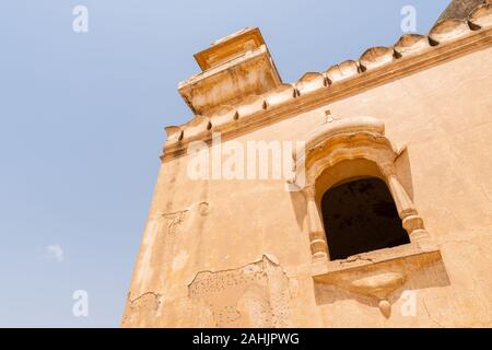 Derawar Abbasi Mosque Breathtaking Picturesque View next to Nawab Palace on a Sunny Blue Sky Day Stock Photo