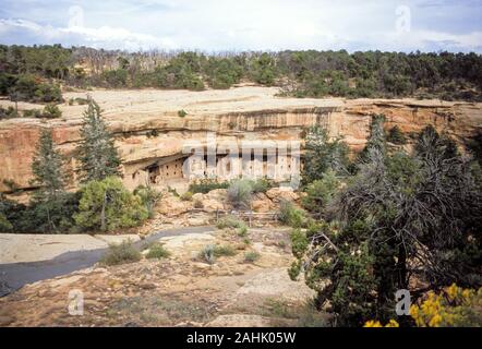 Spruce Tree House, Mesa Verde, Colorado Stock Photo