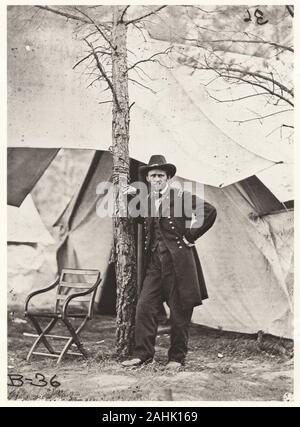 Gen Ulysses Grant, by Mathew Brady,  June, 1864 Stock Photo