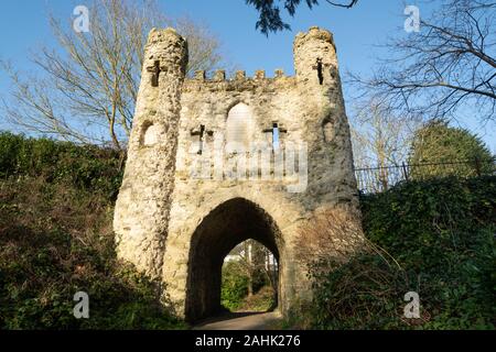 Reigate Castle, Reigate, Surrey, UK Stock Photo