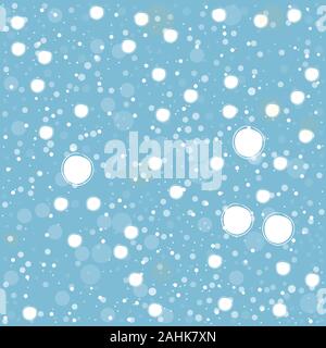 Abstract Background with transparent white bubbles on dark background, seamless pattern. Cover Design template with blurred background for cover broch Stock Vector
