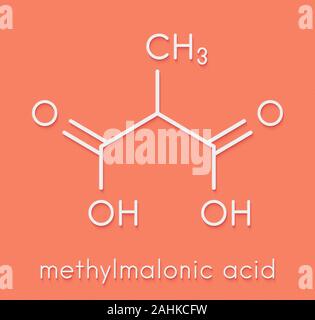 Methylmalonic Acid Molecule. Increased Plasma Levels May Indicate ...