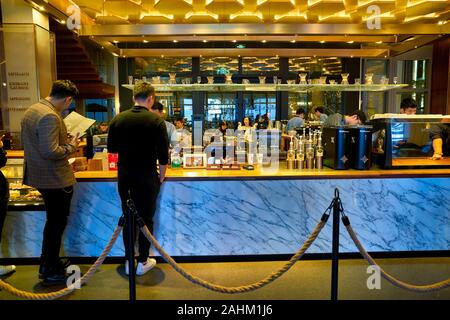 SHENZHEN, CHINA - CIRCA JANUARY  2019: Starbucks in Shenzhen. Stock Photo