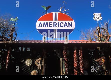 Route 66 Nostalgia, Sedona, Arizona Stock Photo