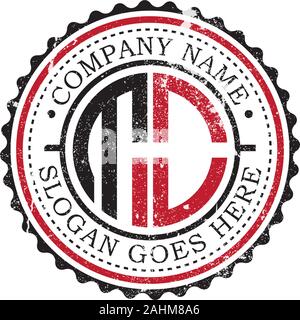 TO initial logo inspirations,vintage badge logo design, letter logo template Stock Vector