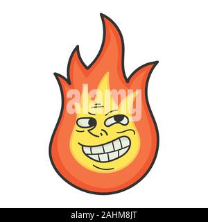 Troll Internet Meme Illustration of Fork with a Sausage Stock Illustration  - Illustration of crazy, heat: 197142321