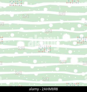 Seamless pattern, hand drawn hearts in brush organised into rectangles. Great for wedding cards, t-shirts, bridal invitations, brochures, gift wrappin Stock Vector