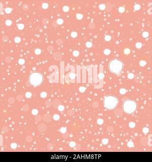 Abstract Background with transparent white bubbles on dark background, seamless pattern. Cover Design template with blurred background for cover broch Stock Vector