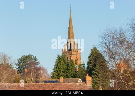 St Chad's Church in the beautiful rural village of Pattingham in South Staffordshire Stock Photo