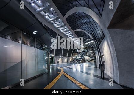 subway station in Cologne, Germany. Stock Photo