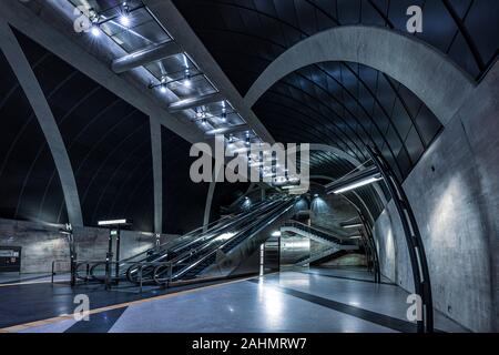 subway station in Cologne, Germany. Stock Photo
