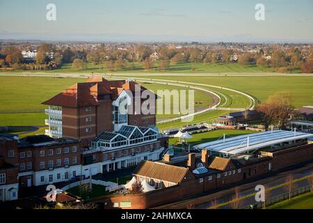 York Racecourse horse racing venue in York, North Yorkshire, England Stock Photo