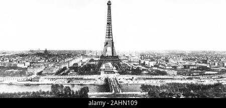 Panorama Of Paris France Early 1900s Stock Photo Alamy