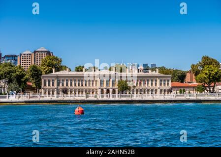 Builing of National Palaces Painting Museum is an art museum at the bank of Bosphorus strait Istanbul, Turkey, opened at the Crown Prince Residence of Stock Photo