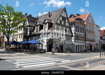 Downtown of Detmold, Germany Stock Photo