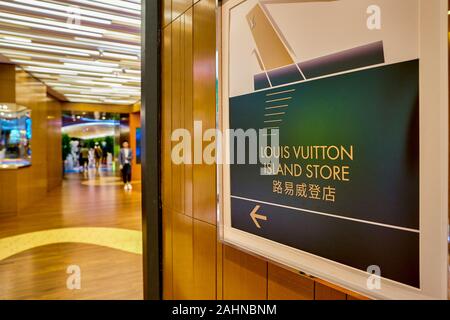 SINGAPORE - CIRCA APRIL, 2019: Interior Shot Of Louis Vuitton