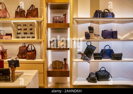 SINGAPORE - CIRCA APRIL, 2019: Goods On Display At Charles & Keith Store In  The Shoppes At Marina Bay Sands. CHARLES & KEITH Is A Singaporean  Fast-fashion Footwear And Accessories Retailer. Stock