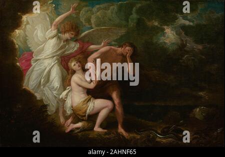 Benjamin West - The Expulsion of Adam and Eve from Paradise Stock Photo ...