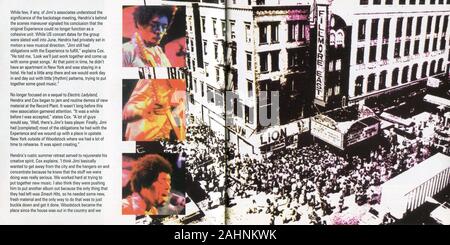 CD: Jimi Hendrix: 'Live at the Fillmore East', released on Experience Hendrix on  February 23, 1999. Stock Photo