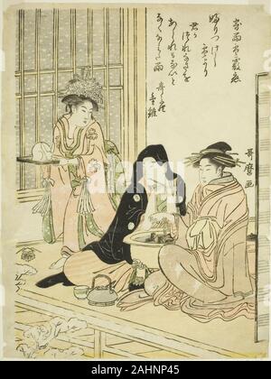 最愛 kitagawa-utamaro-love-in-rain- 絵画