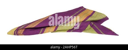 Roughly Folded Cloth Napkins Stock Photo